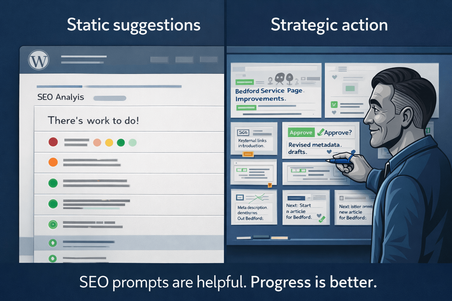 Norman optimising a wordpress website